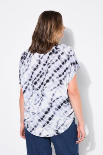 Moda za polnejše Bluza kratkih rukava V ovratnika plus velikost, xxl, Ulla Popken in Johann Popken (JP1880)