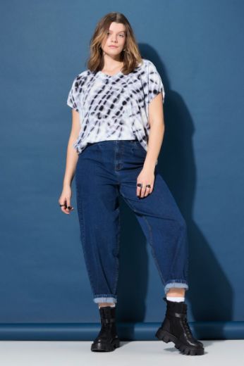 Moda za polnejše Bluza kratkih rukava V ovratnika plus velikost, xxl, Ulla Popken in Johann Popken (JP1880)