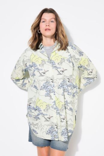 Moda za polnejše Košulja dugih rukava šireg kroja plus velikost, xxl, Ulla Popken in Johann Popken (JP1880)