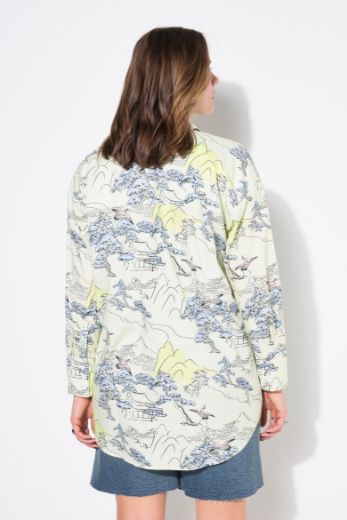 Moda za polnejše Košulja dugih rukava šireg kroja plus velikost, xxl, Ulla Popken in Johann Popken (JP1880)