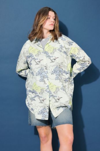 Moda za polnejše Košulja dugih rukava šireg kroja plus velikost, xxl, Ulla Popken in Johann Popken (JP1880)
