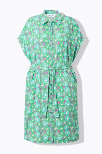 Moda za polnejše Haljina midi kratkih rukava plus velikost, xxl, Ulla Popken in Johann Popken (JP1880)