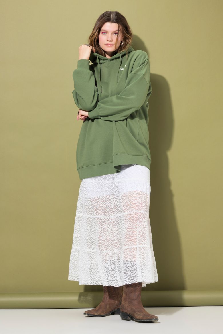 Moda za polnejše Majica dugih rukava s kapuljačom plus velikost, xxl, Ulla Popken in Johann Popken (JP1880)