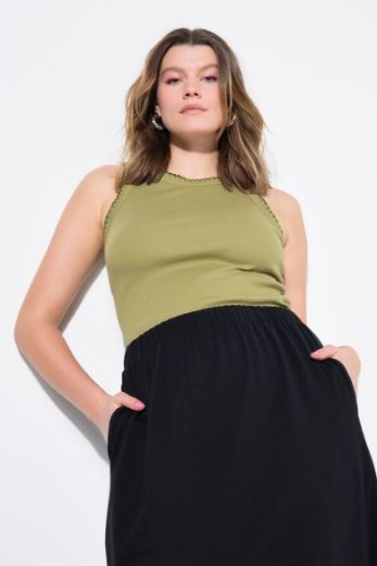 Moda za polnejše Top okruglog ovratnika plus velikost, xxl, Ulla Popken in Johann Popken (JP1880)