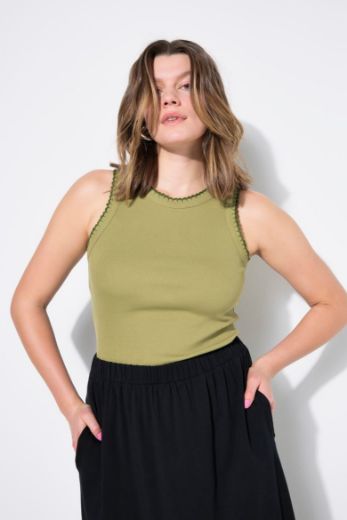 Moda za polnejše Top okruglog ovratnika plus velikost, xxl, Ulla Popken in Johann Popken (JP1880)
