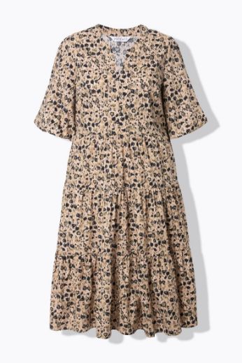 Moda za polnejše Haljina midi A kroja plus velikost, xxl, Ulla Popken in Johann Popken (JP1880)
