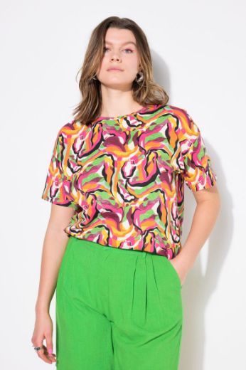 Moda za polnejše Majica kratkih rukava okruglog ovratnika plus velikost, xxl, Ulla Popken in Johann Popken (JP1880)