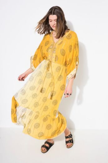 Moda za polnejše Haljina maxi A kroja plus velikost, xxl, Ulla Popken in Johann Popken (JP1880)