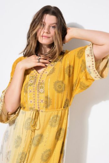 Moda za polnejše Haljina maxi A kroja plus velikost, xxl, Ulla Popken in Johann Popken (JP1880)