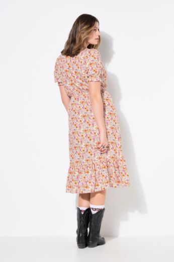 Moda za polnejše Haljina kratkih rukava A kroja plus velikost, xxl, Ulla Popken in Johann Popken (JP1880)