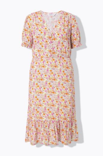 Moda za polnejše Haljina kratkih rukava A kroja plus velikost, xxl, Ulla Popken in Johann Popken (JP1880)