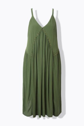 Moda za polnejše Haljina maxi bez rukava A kroja plus velikost, xxl, Ulla Popken in Johann Popken (JP1880)