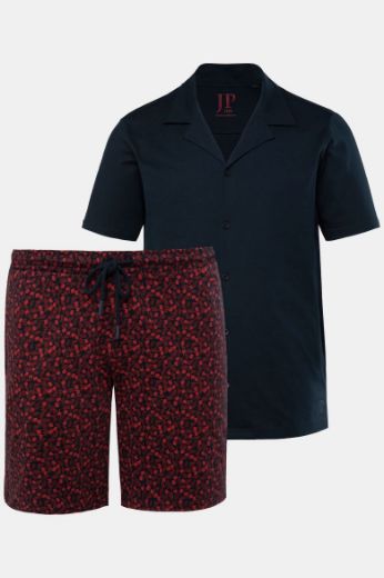 Moda za polnejše Pidžama kratkih rukava i kratkih nogavica plus velikost, xxl, Ulla Popken in Johann Popken (JP1880)