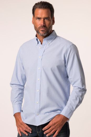 Moda za polnejše Košulja dugih rukava karirana plus velikost, xxl, Ulla Popken in Johann Popken (JP1880)