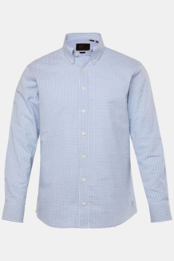 Moda za polnejše Košulja dugih rukava karirana plus velikost, xxl, Ulla Popken in Johann Popken (JP1880)