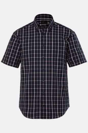 Moda za polnejše Košulja kratkih rukava karirana plus velikost, xxl, Ulla Popken in Johann Popken (JP1880)