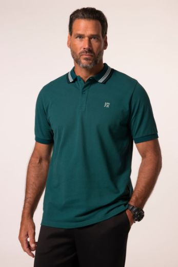 Moda za polnejše Majica Polo kratkih rukava plus velikost, xxl, Ulla Popken in Johann Popken (JP1880)