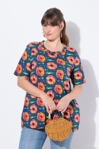 Moda za polnejše Majica kratkih rukava okruglog ovratnika plus velikost, xxl, Ulla Popken in Johann Popken (JP1880)