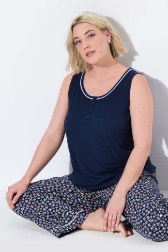 Moda za polnejše Pidžama gornji dio bez rukava 2 komada plus velikost, xxl, Ulla Popken in Johann Popken (JP1880)