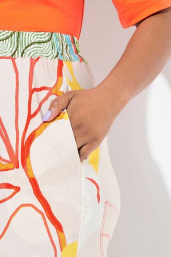 Moda za polnejše Hlače Slinky elastičnog struka širokih nogavica plus velikost, xxl, Ulla Popken in Johann Popken (JP1880)