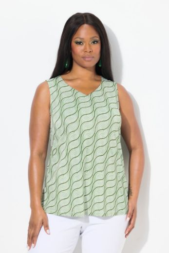 Moda za polnejše Top Slinky A kroja plus velikost, xxl, Ulla Popken in Johann Popken (JP1880)