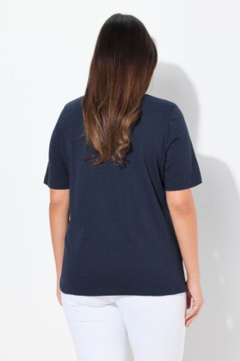 Moda za polnejše Majica kratkih rukava V ovratnika plus velikost, xxl, Ulla Popken in Johann Popken (JP1880)