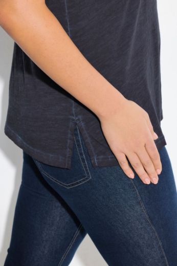 Moda za polnejše Majica kratkih rukava V ovratnika plus velikost, xxl, Ulla Popken in Johann Popken (JP1880)