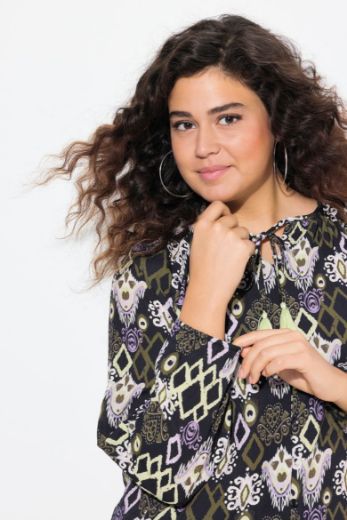 Moda za polnejše Bluza dugih rukava okruglog ovratnika plus velikost, xxl, Ulla Popken in Johann Popken (JP1880)