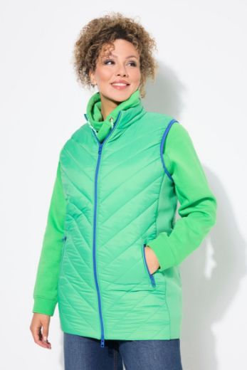 Moda za polnejše Prsluk prošiveni vodootporan plus velikost, xxl, Ulla Popken in Johann Popken (JP1880)