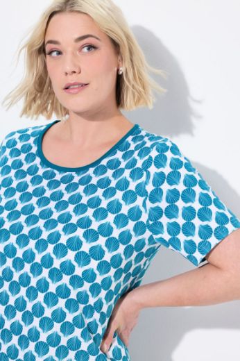 Moda za polnejše Spavaćica kratkih rukava okruglog ovratnika plus velikost, xxl, Ulla Popken in Johann Popken (JP1880)