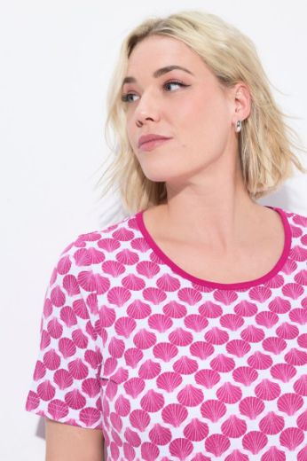 Moda za polnejše Spavaćica kratkih rukava okruglog ovratnika plus velikost, xxl, Ulla Popken in Johann Popken (JP1880)