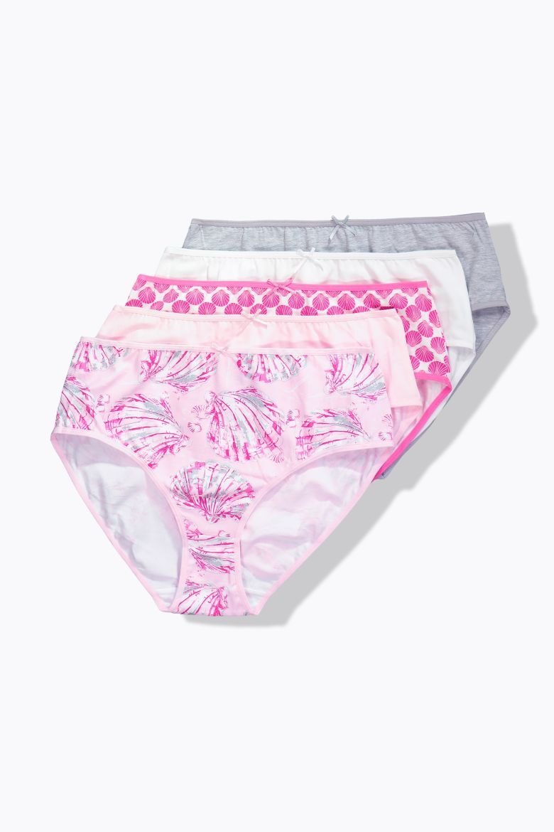 Moda za polnejše Gaćice midi 5 komada plus velikost, xxl, Ulla Popken in Johann Popken (JP1880)
