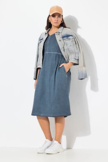 Moda za polnejše Haljina midi A kroja plus velikost, xxl, Ulla Popken in Johann Popken (JP1880)