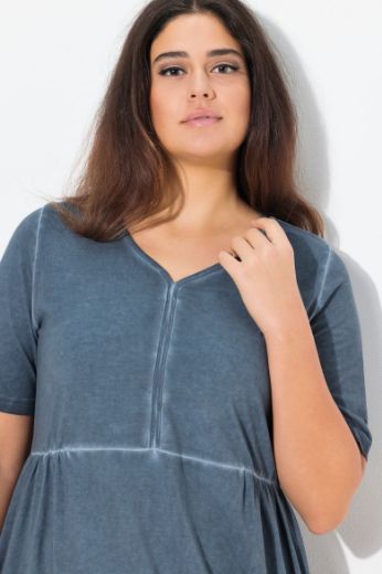 Moda za polnejše Haljina midi A kroja plus velikost, xxl, Ulla Popken in Johann Popken (JP1880)