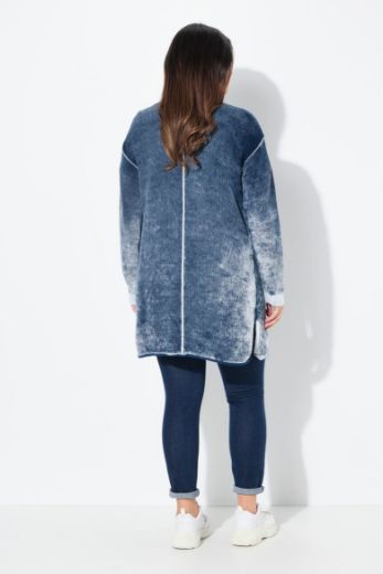Moda za polnejše Kardigan pleteni na kopčanje plus velikost, xxl, Ulla Popken in Johann Popken (JP1880)