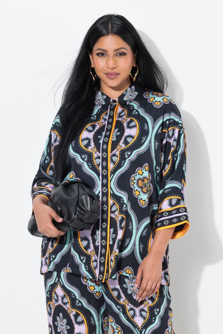 Moda za polnejše Bluza 3/4 rukava plus velikost, xxl, Ulla Popken in Johann Popken (JP1880)