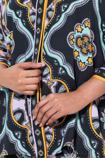 Moda za polnejše Bluza 3/4 rukava plus velikost, xxl, Ulla Popken in Johann Popken (JP1880)