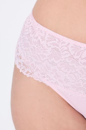 Moda za polnejše Gaćice tange s ukrasnom čipkom plus velikost, xxl, Ulla Popken in Johann Popken (JP1880)