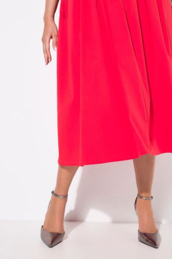 Moda za polnejše Haljina maxi kratkih rukava V ovratnika plus velikost, xxl, Ulla Popken in Johann Popken (JP1880)