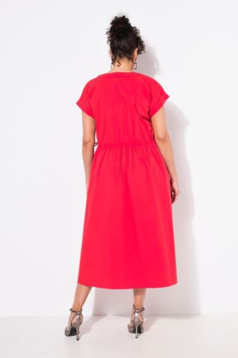 Moda za polnejše Haljina maxi kratkih rukava V ovratnika plus velikost, xxl, Ulla Popken in Johann Popken (JP1880)