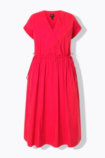 Moda za polnejše Haljina maxi kratkih rukava V ovratnika plus velikost, xxl, Ulla Popken in Johann Popken (JP1880)