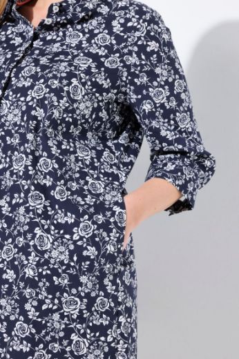 Moda za polnejše Haljina 3/4 rukava A kroja plus velikost, xxl, Ulla Popken in Johann Popken (JP1880)