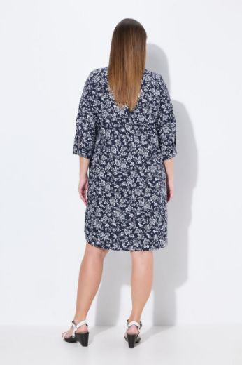 Moda za polnejše Haljina 3/4 rukava A kroja plus velikost, xxl, Ulla Popken in Johann Popken (JP1880)