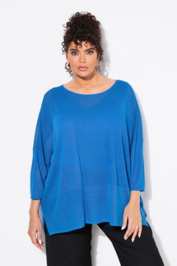 Moda za polnejše Pulover pleteni šireg kroja plus velikost, xxl, Ulla Popken in Johann Popken (JP1880)