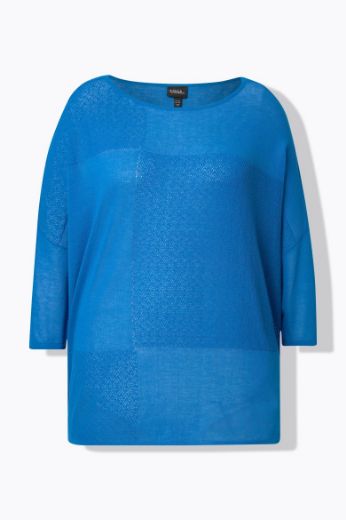 Moda za polnejše Pulover pleteni šireg kroja plus velikost, xxl, Ulla Popken in Johann Popken (JP1880)