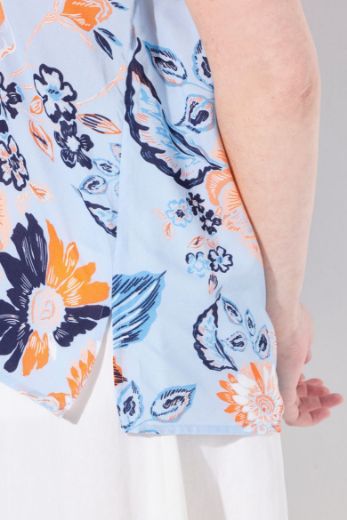 Moda za polnejše Bluza kratkih rukava V ovratnika plus velikost, xxl, Ulla Popken in Johann Popken (JP1880)