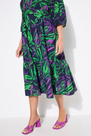 Moda za polnejše Haljina 3/4 rukava A kroja plus velikost, xxl, Ulla Popken in Johann Popken (JP1880)