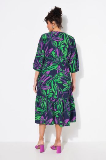 Moda za polnejše Haljina 3/4 rukava A kroja plus velikost, xxl, Ulla Popken in Johann Popken (JP1880)