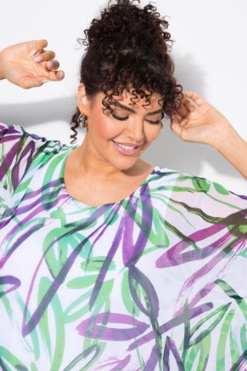 Moda za polnejše Bluza polu rukava okruglog ovratnika plus velikost, xxl, Ulla Popken in Johann Popken (JP1880)