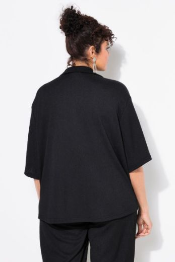 Moda za polnejše Bluza polu rukava na kopčanje plus velikost, xxl, Ulla Popken in Johann Popken (JP1880)